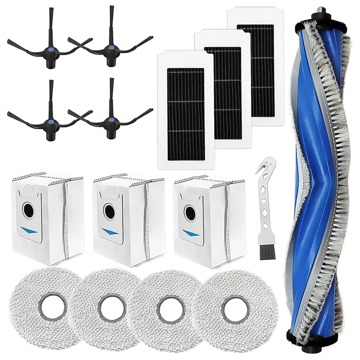 N09r para ecovacs deebot x5 omni/x5 pro aspirador de pó peça reposição principal escova lateral filtro hepa mop pano sacos pó