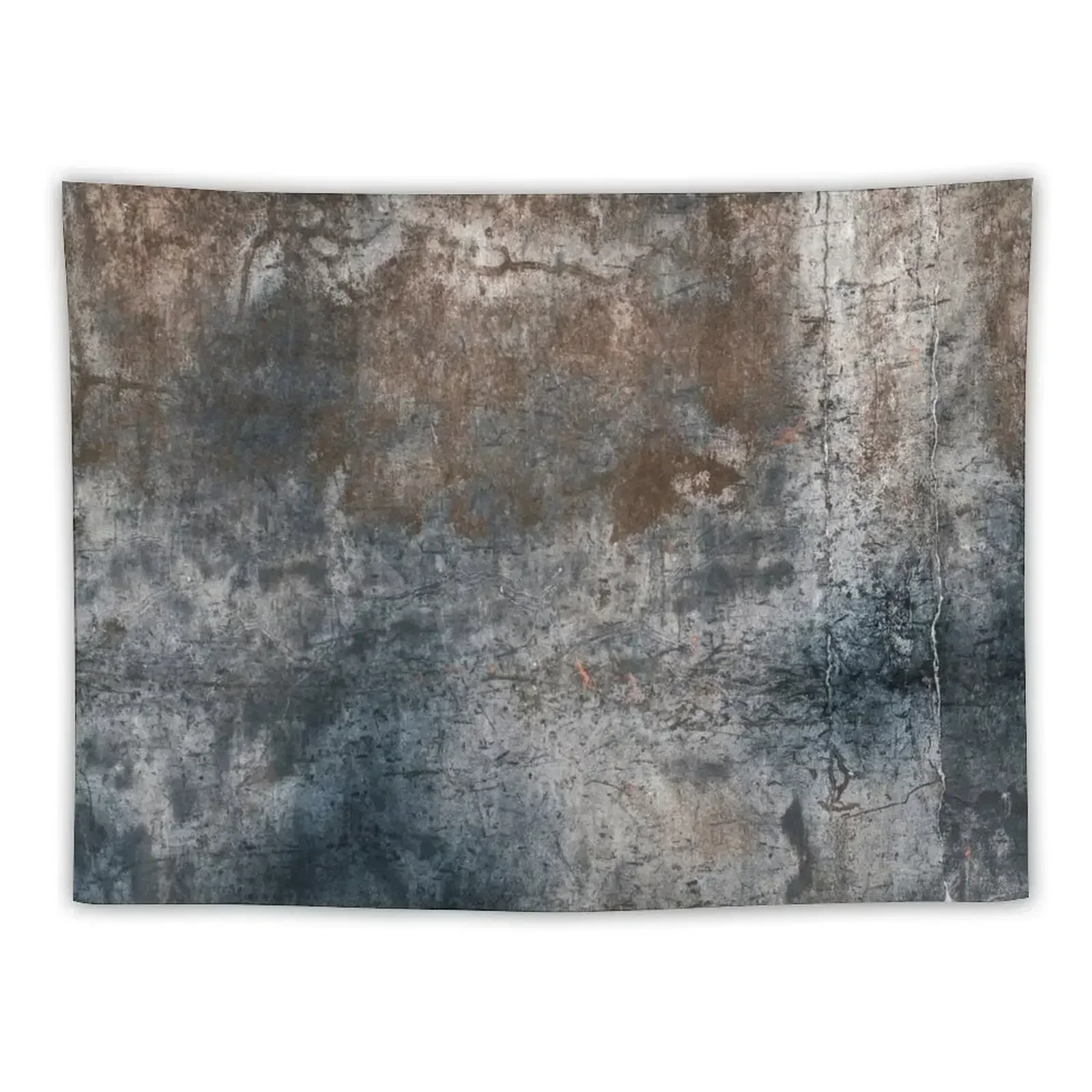 

Grunge Concrete in Brown and Gray Tapestry Room Decor Room Ornaments On The Wall Aesthetics For Room Tapestry