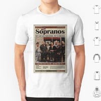 The Sopranos T Shirt 6xl Cotton Cool Tee Sopranos Mafia The Sopranos Tony Soprano Gangster Tv Show Mob Mobster Soprano Italian