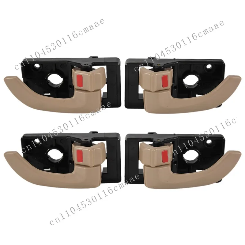 New 4-piece Car Interior Door Handle Replacement Set for Left and Right Interior Door Handles