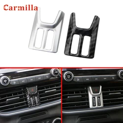 Car Styling Accessories 1PCS ABS Plastic Interior Warning Light Lamp Switch Cover Trim For Ford Focus 2019 2020