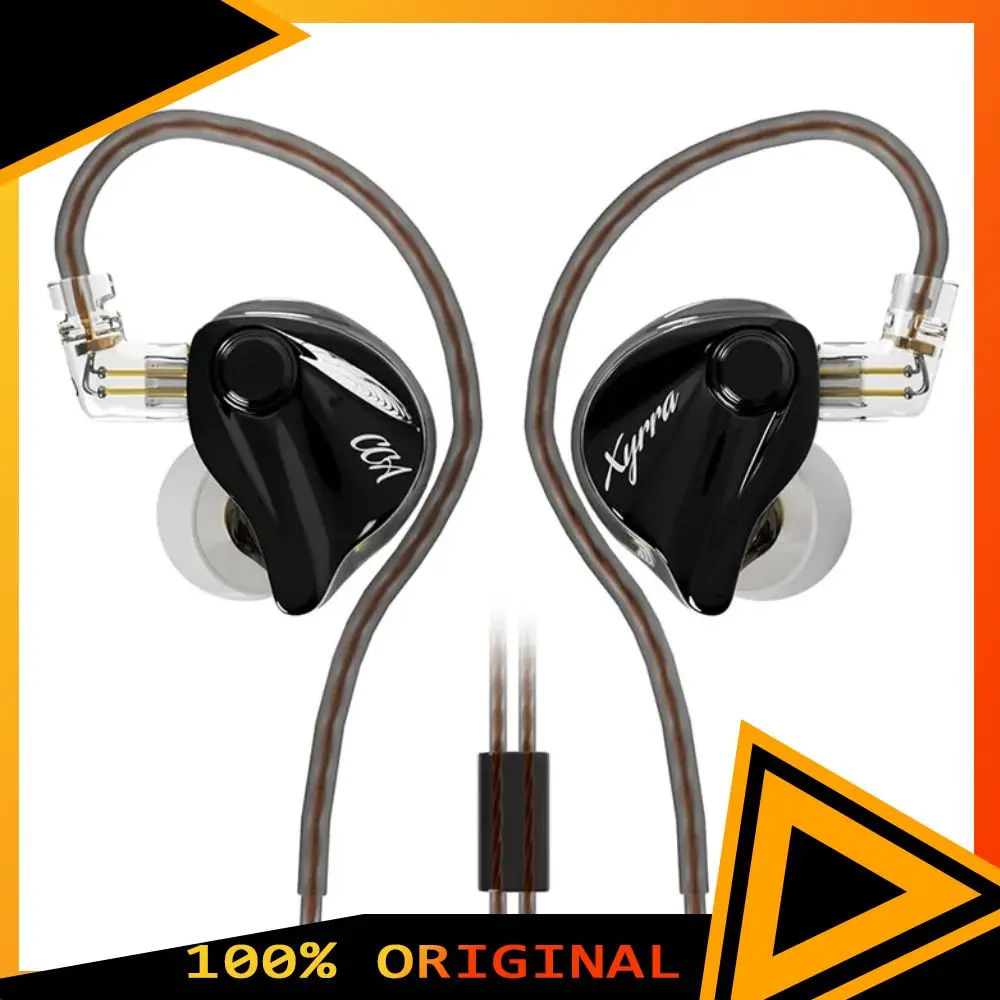 

Проводные наушники CCA Xyrra с качеством звука Hi-Fi, кольцо-вкладыш, железный комбинированный цинковый сплав, 3,5 м, музыкальные наушники, подарок