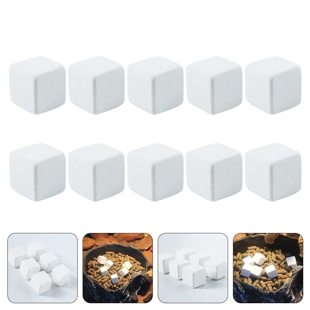 

10 Pcs Turtle Water Terrapin Calcium Animal Frog Stone Mineral Block Reptile Tortoise Tank Cube