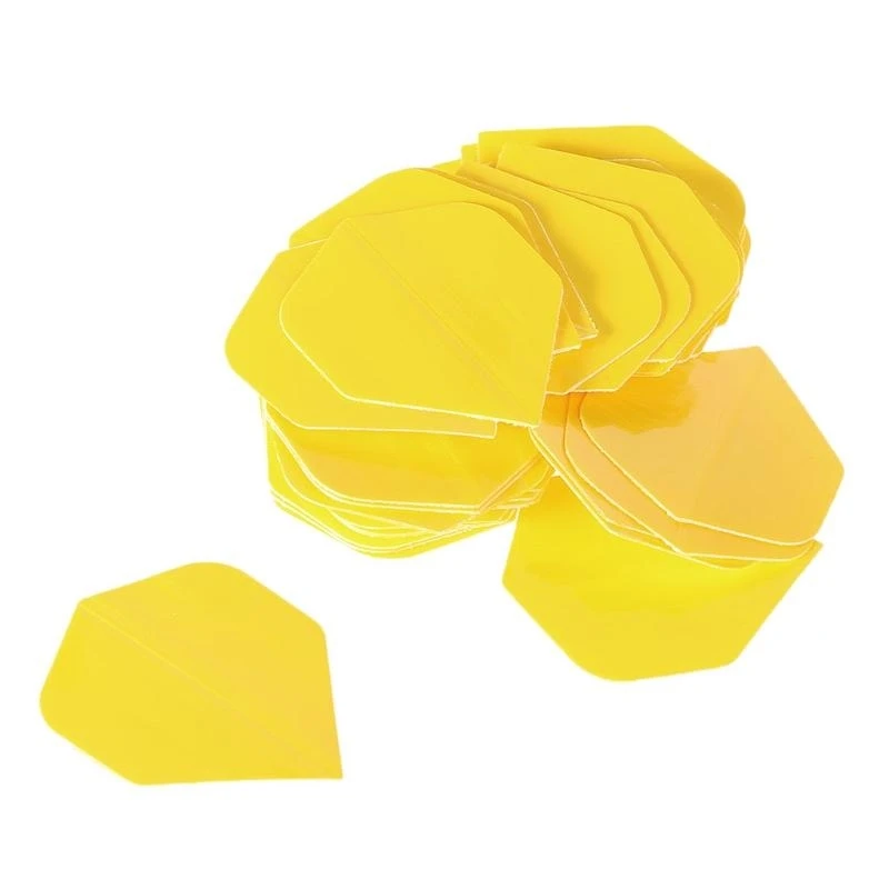 Q39E 50 Pcs Color Nice Flights Darts Flying Darts PET Wing Outdoor Tail