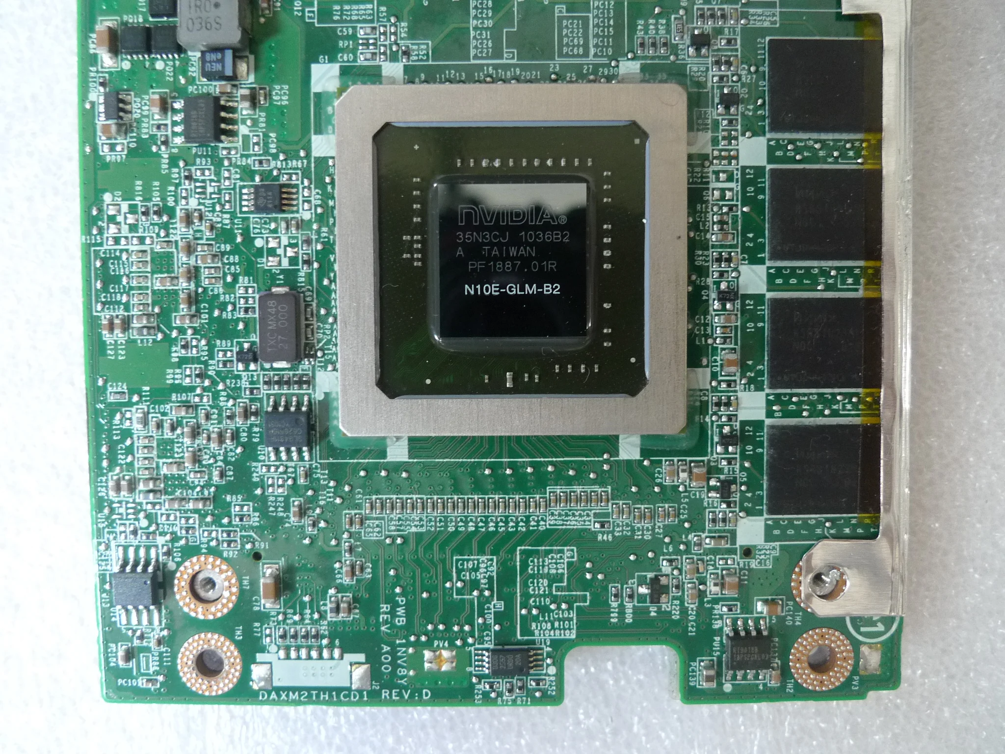 FX2800M FX 2800M N10E-GLM-B2 Graphics Video Card DDR3 1GB MXM B 3.0 258MT for Dell Precision