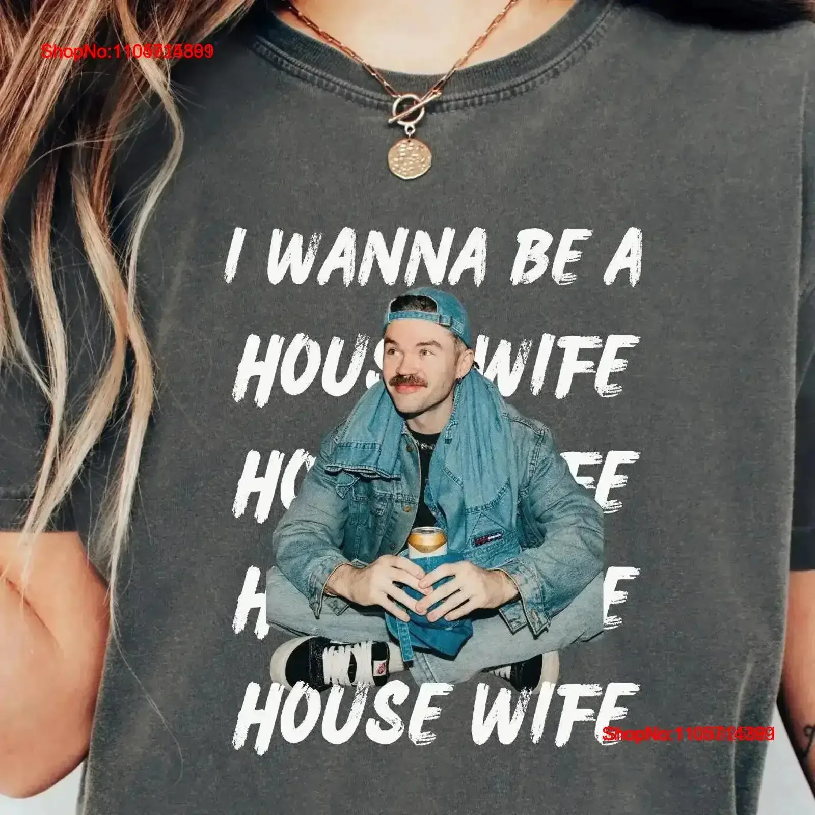 Dom Dolla T Shirt x I Wanna Be A House Wife Music Rave Concert Oversized Merch Electronic Dance EDM Club DJ vintage Washed