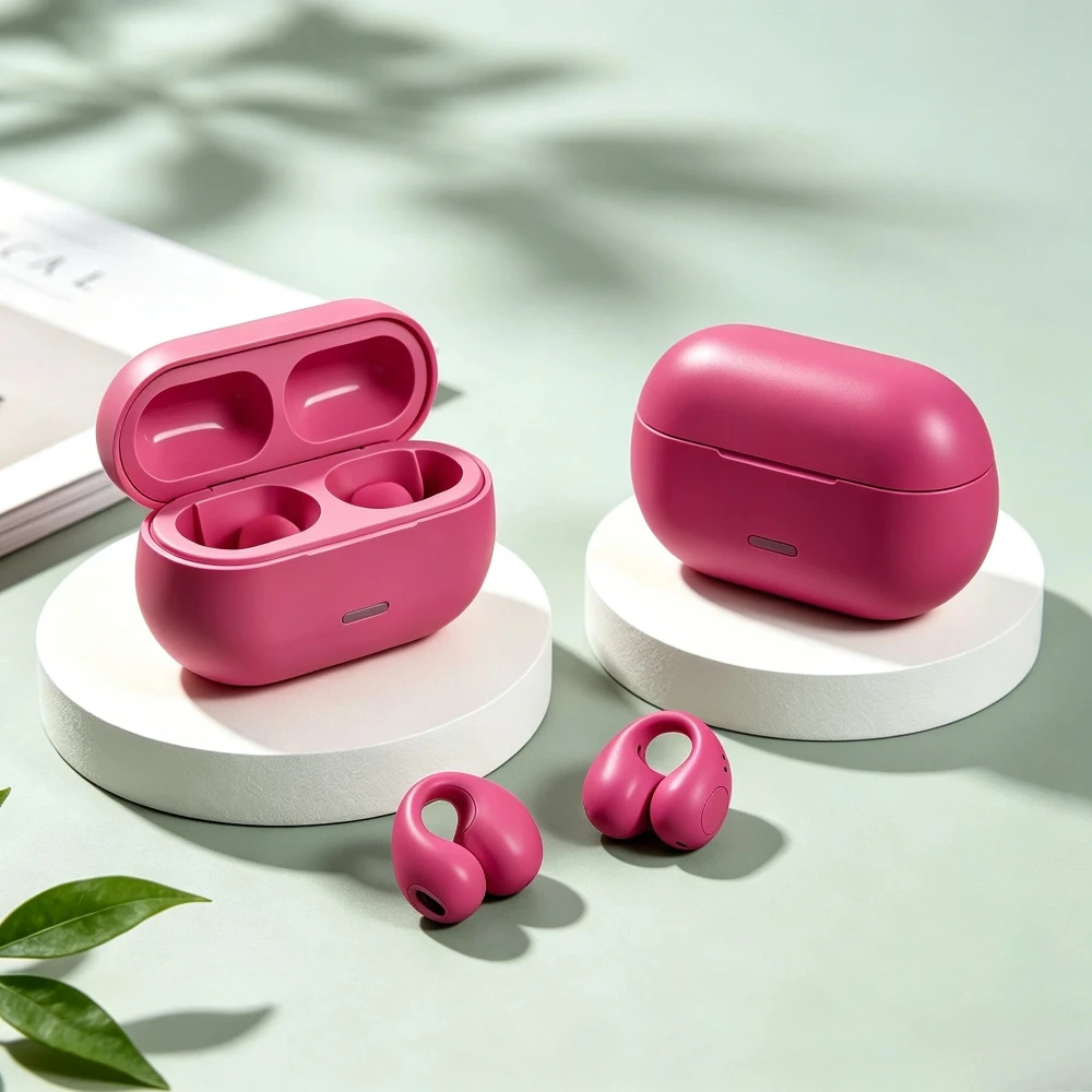 TWS Fone Bluetooth Headphones Wireless Earbuds Voice-clear Bluetooth Headset Use Advanced AI To Isolate Human Speech Frequencies