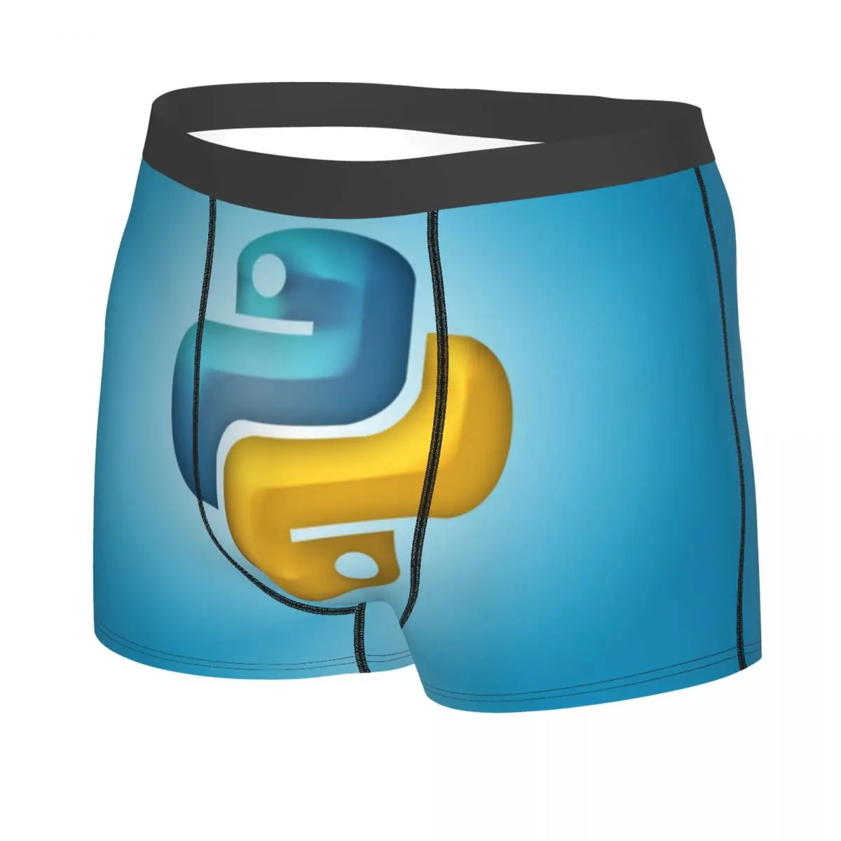 Kustom Programmer pengembang komputer Python boxer celana pendek pria pemrograman Coder celana dalam celana dalam Keren
