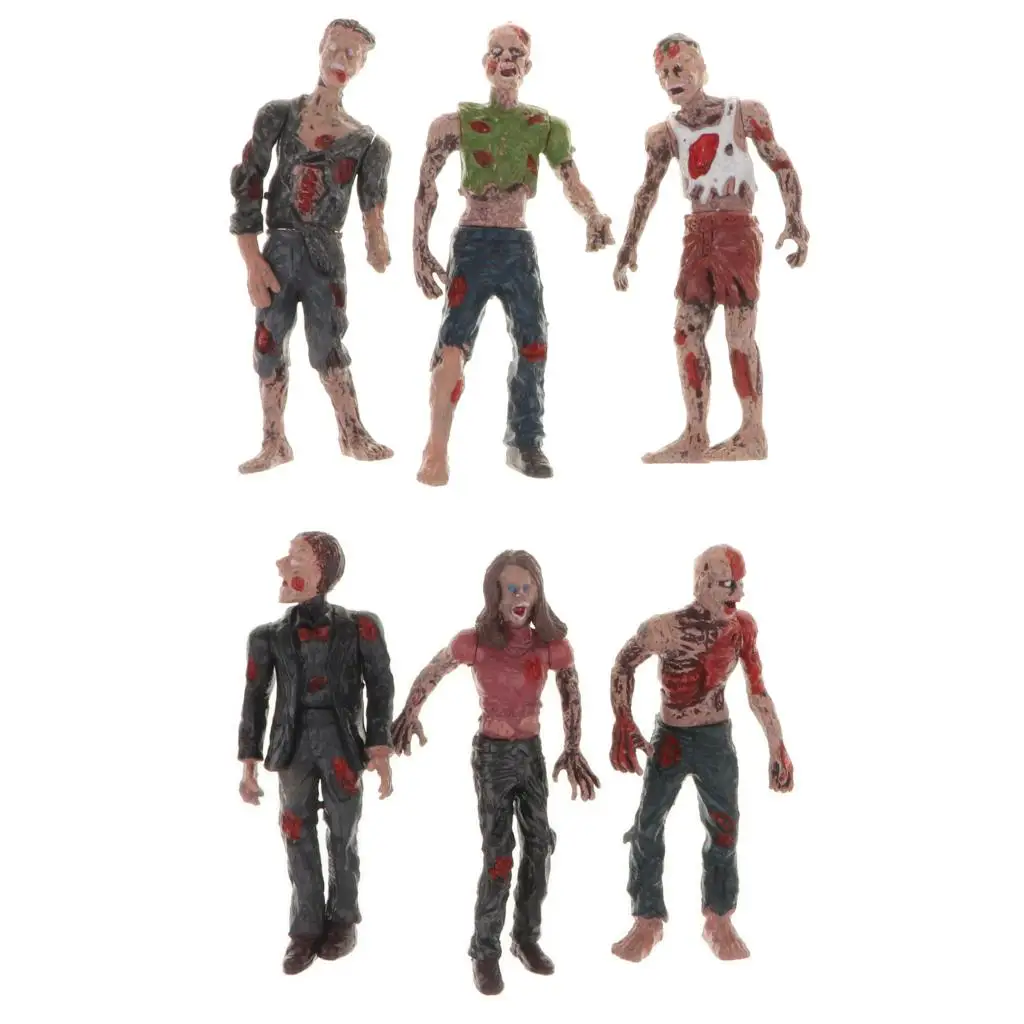 Set of 6pcs Walking Action Figures Movie Characters Model Kids Toys