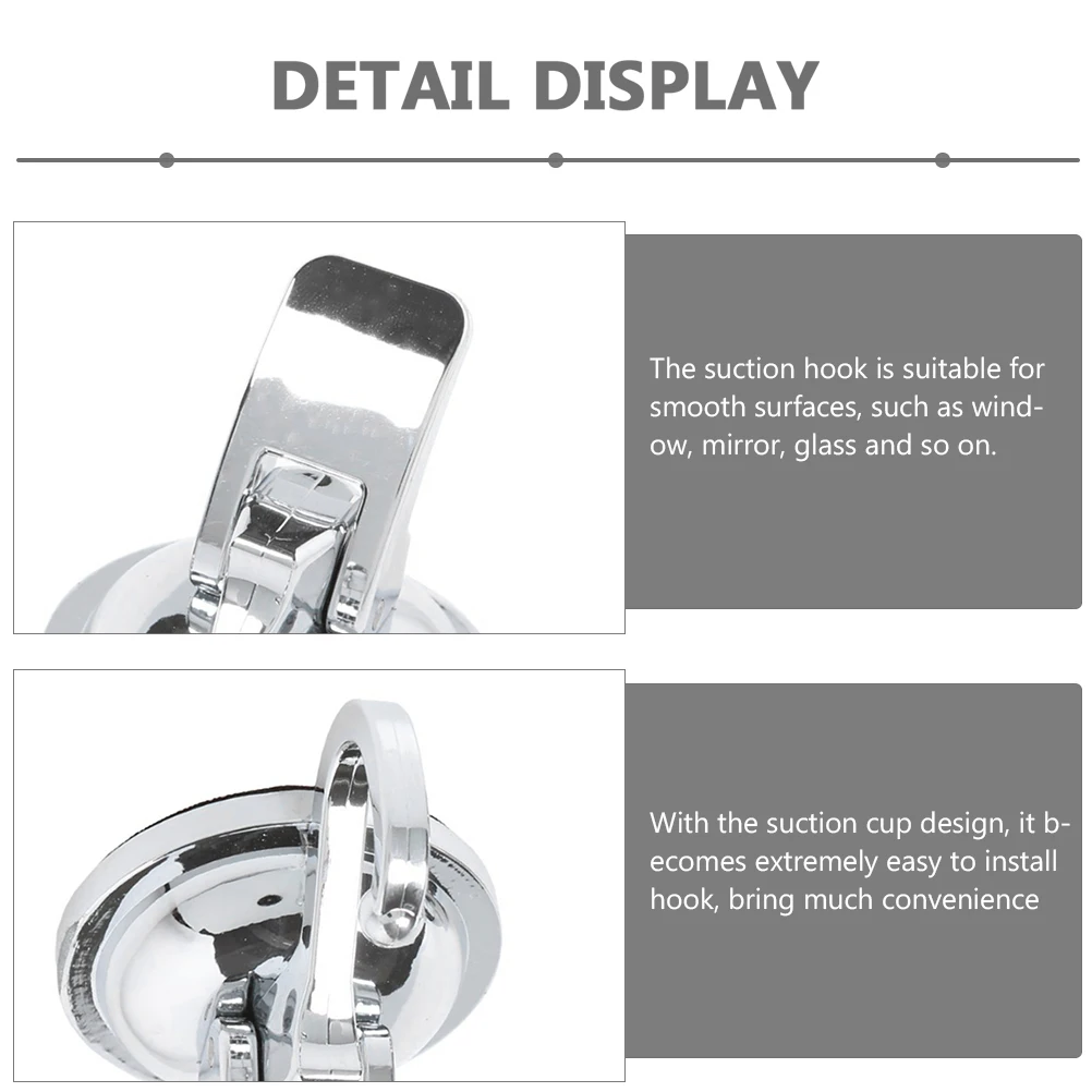 

Suction Cup Hook Reusable Strong Hold For Bathroom Kitchen Glass Wall Mount Hanging Organizer Vacuum Adhesive Hook