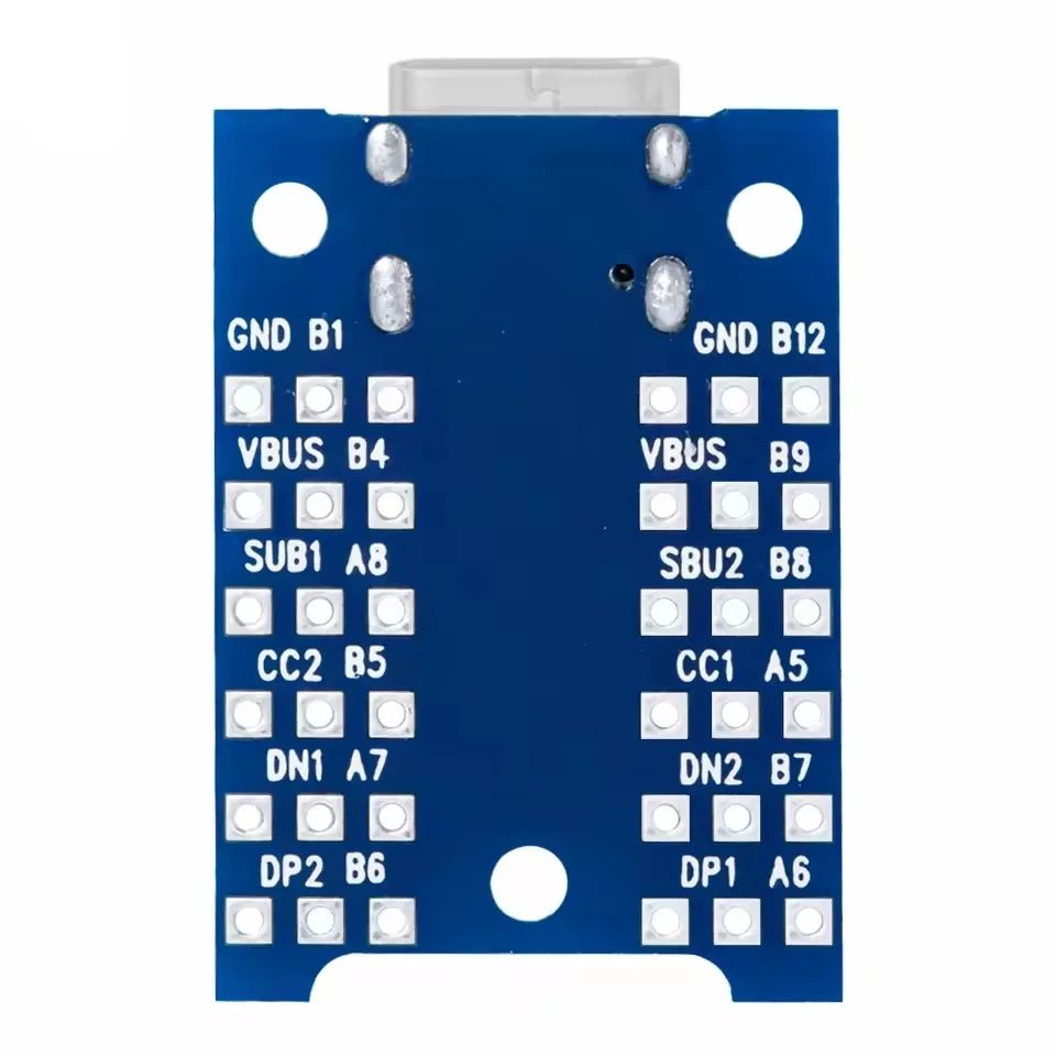 10pcs USB 3.1 Type C Female to Female Adapter Tester Board for USB C Cable Continuity Test with PCB Mount