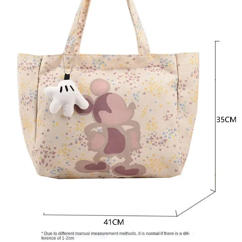 Disney Mickey New Fashion High Quality Handbag Cartoon Casual Versatile Large Capacity Women\'s Shoulder Bag