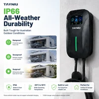 Chargeur mural TAYNIU 7KW pour véhicule électrique, type 2, 32A, monophasé, contrôle par application, station de recharge pour véhicule électrique, câble de recharge de 5 m, chargeur de niveau 2 4