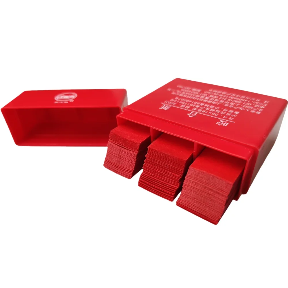 Strisce di carta articolanti dentali 55x18mm per lo sbiancamento dei denti e il controllo occlusale, forniture per odontoiatria ortodontica