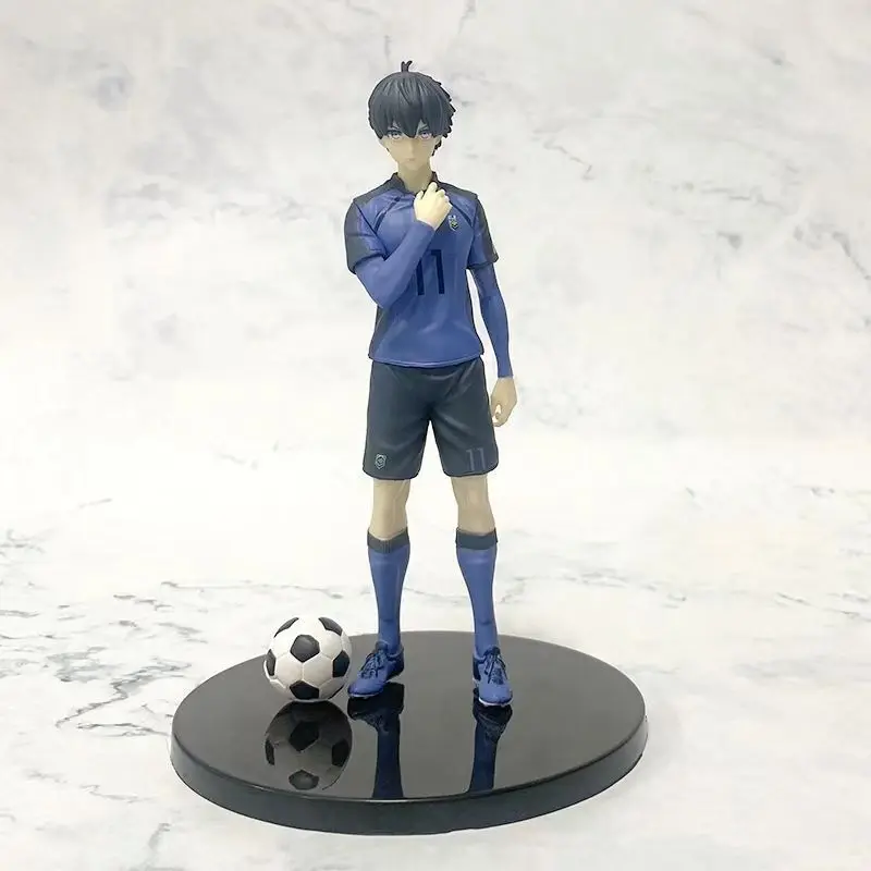 17 cm Anime Blue Lock Figur Spielzeug Fußball spielen Isagi Yoichi Figura POP UP PARADE Bachira Meguru Figur PVC Sammlerstück Statue Geschenk