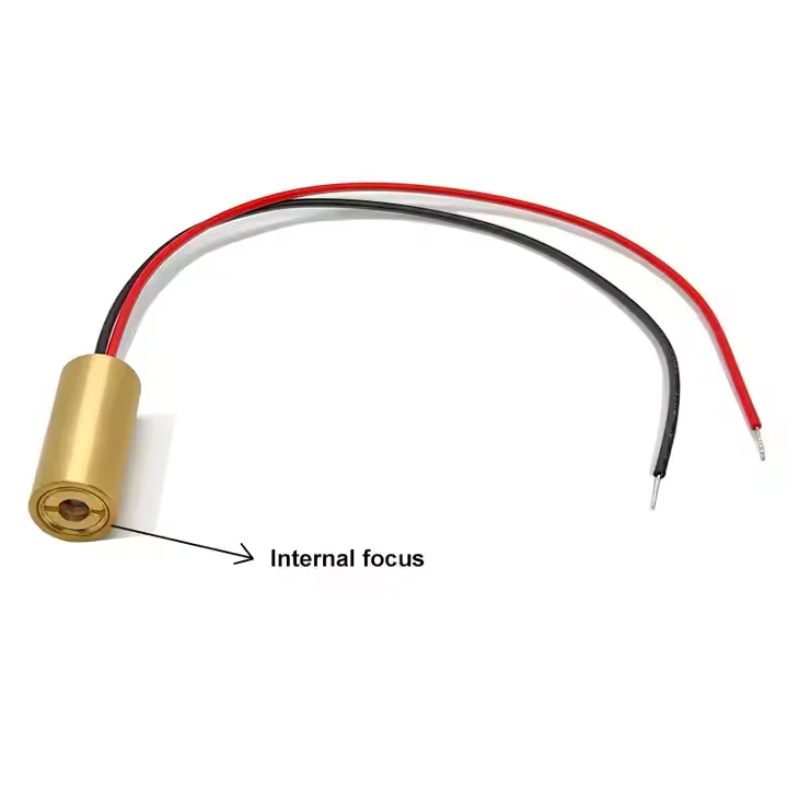 5mw 635nw 10x22mm Internal Focus Dot Red Laser Module Industrial Positioning Dot Laser Diode Module