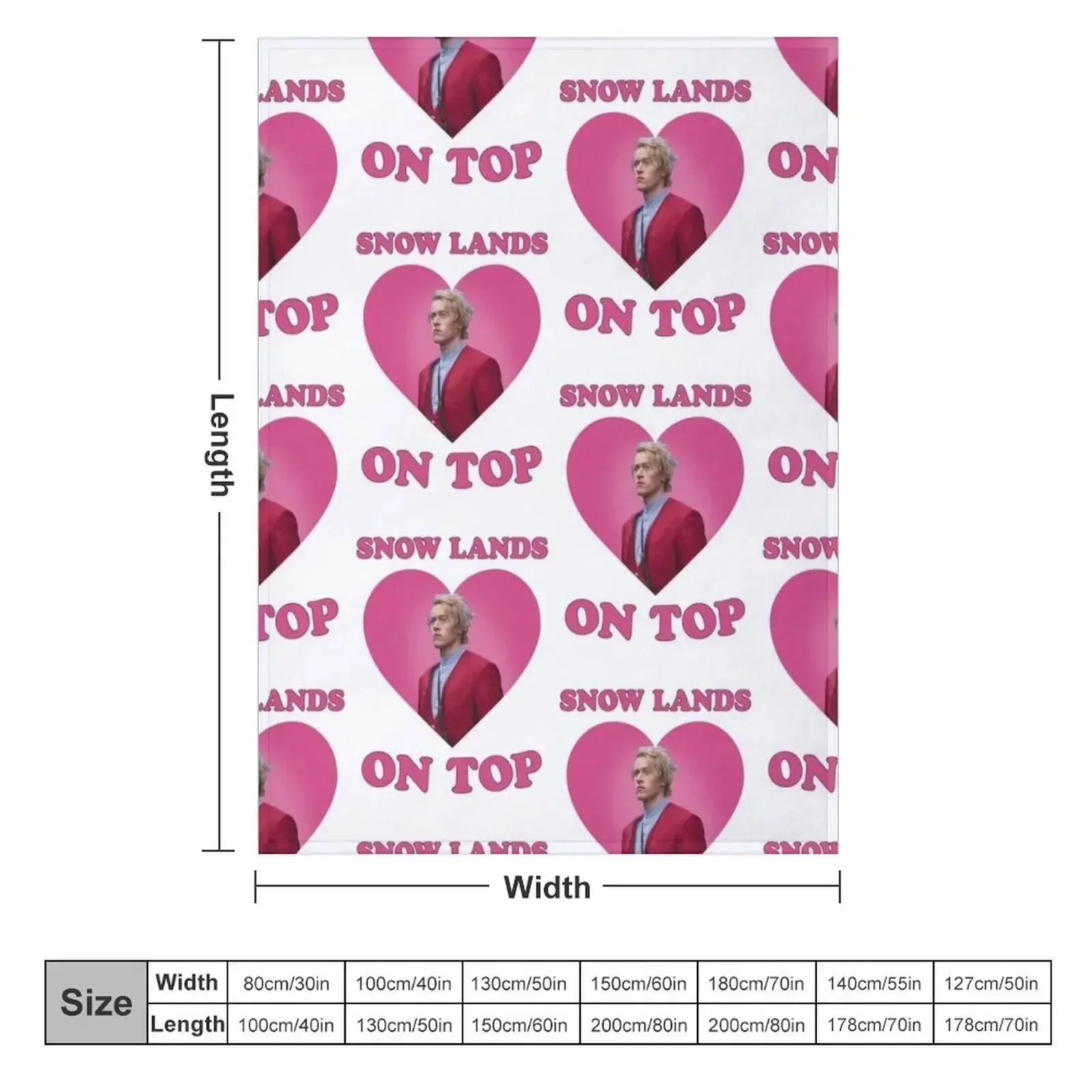 Snow Lands On Top Coriolanus Snow Throw Blanket Comforter Custom Luxury Brand Bed covers Blankets