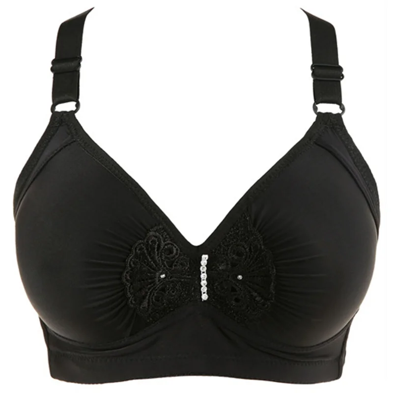 No Rims Bras Women Underwears Plus Size 95 42 BCD Thin Wireless Bra Push Up Full Cup Women\'s Lingeries