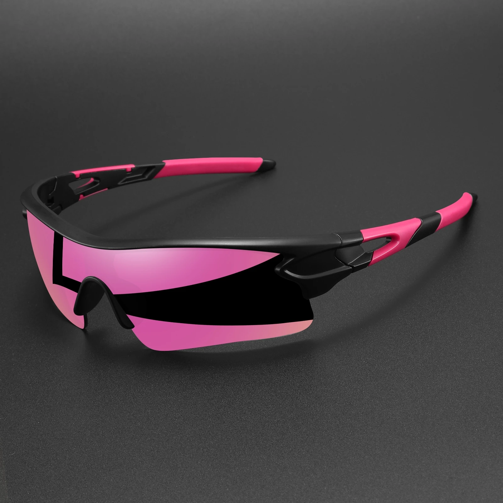 Neue UV400-Schutz-Sportbrille – leichte Vollabdeckungslinse, Unisex-Wickelbrille für Radfahren, Wandern und den täglichen Gebrauch