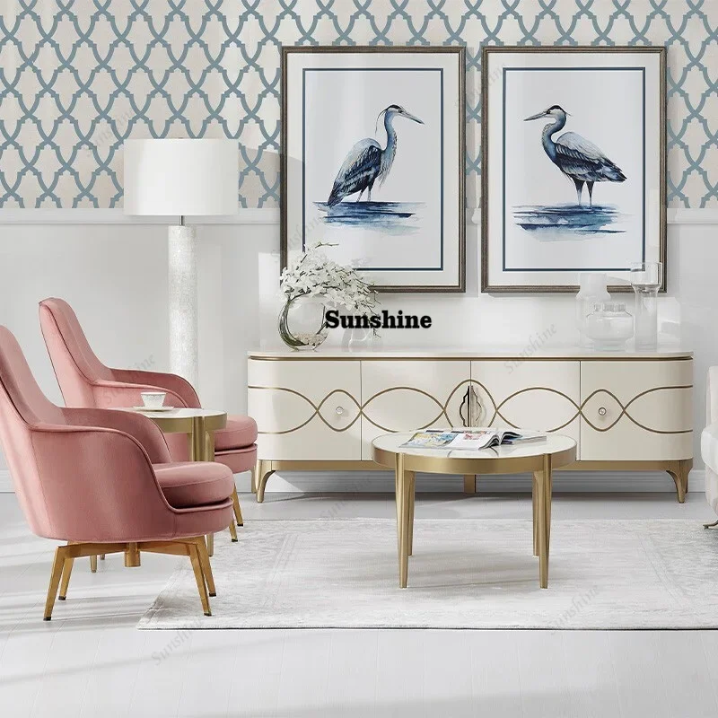 

Mid Century With Mount Tv Stand French Nordic Trendy Tv Stand Modern Aesthetic Racks Para Tv Living Room FurnitureTJ