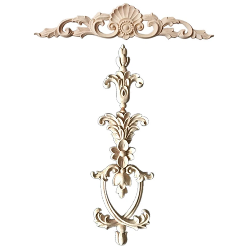 2 шт., резная аппликация для мебели, 30 х7 см, 25 х5 см 2 шт., резная аппликация для мебели, 30 х7 см, 25 х5 см