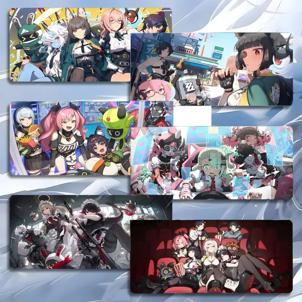 urban action statue Z-Zenless Zone Zero Mouse Pad Mousepad Large Gaming LockEdge Thickened PC Table Desk Mat