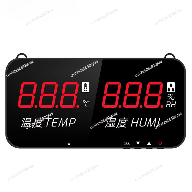 Digital Hygrometer with Probe Temp Humidity Board Wall Mounted Thermo Hygrometer