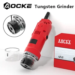 AOCKE Electric Handheld Tungsten Needle Grinder 220V Dustproof Portable Tungsten Sharpener for Electrode Welding 15° 30° 45°