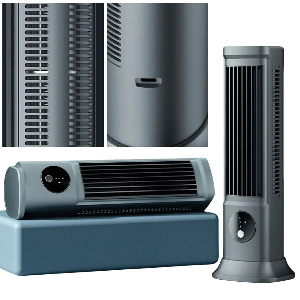 USB Rechargeable Portable Table Fan Small Desk Fan 3 Speeds Desktop Fan Quiet Cooling for Bedroom Home Office