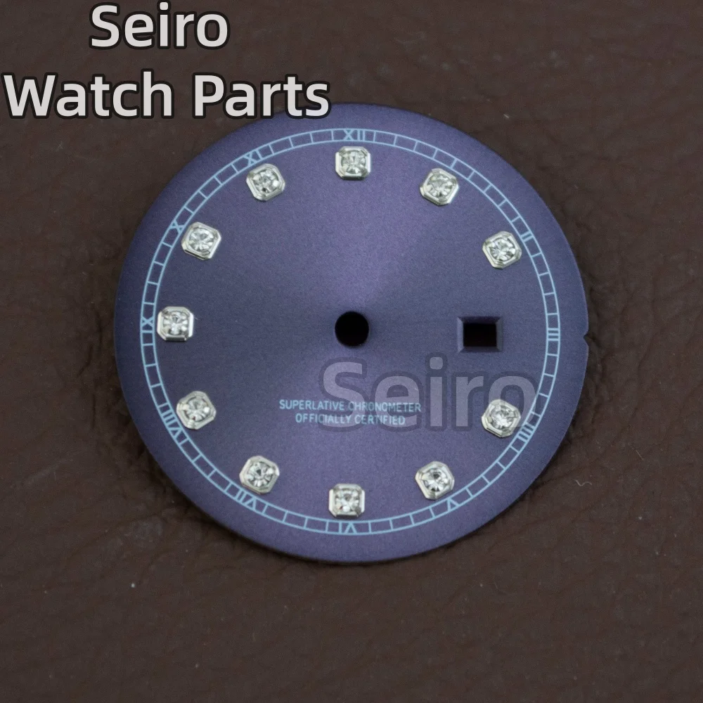 25 مللي متر الماس الوردي ساعة الطلب الأيدي أمة الله المرأة سيدة الوجه الهاتفي علامات الوقت ل Datejust NH05 حركة استبدال أجزاء الساعة