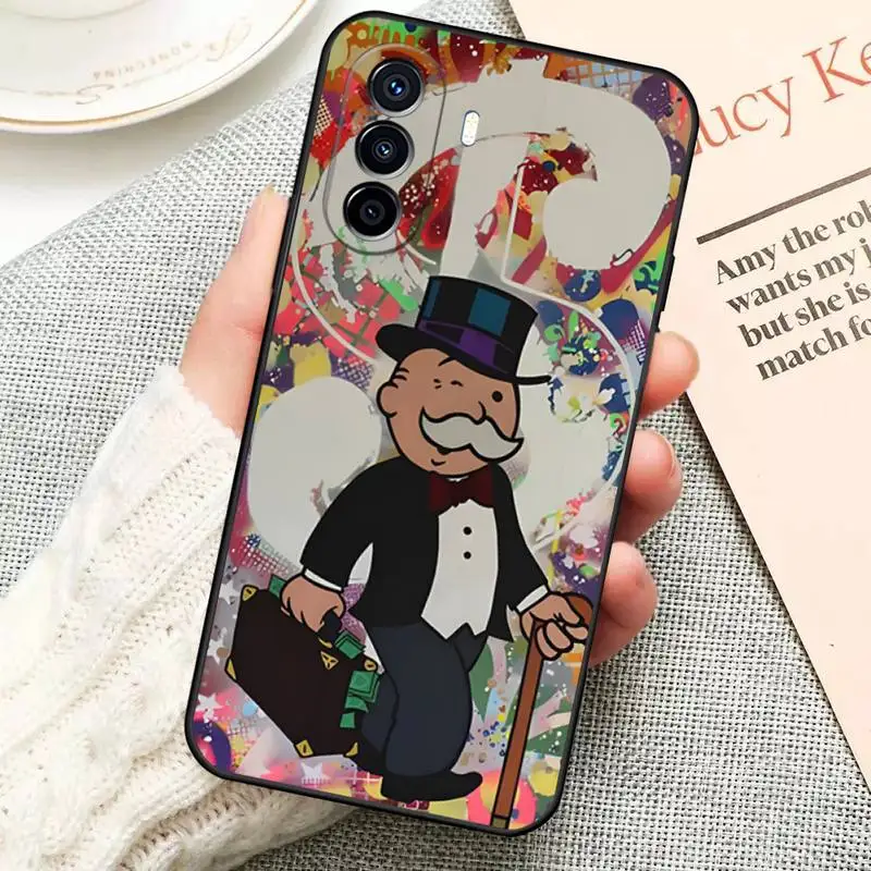 Dollar Monopolys Phone Case Funda For Huawei P50 P30 Pro P40 P10 P20 Plus Lite Psmart 2020 Y6 Y5 Y8s Y8p Y5 Back Cover