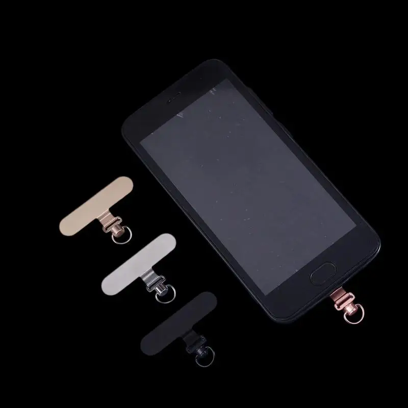 1Pcs Metal Phone Lanyard Gasket Patch Detachable Mobile Phone Rope Card Clip Universal Anti-Lost Phone Strap Holder Adapter