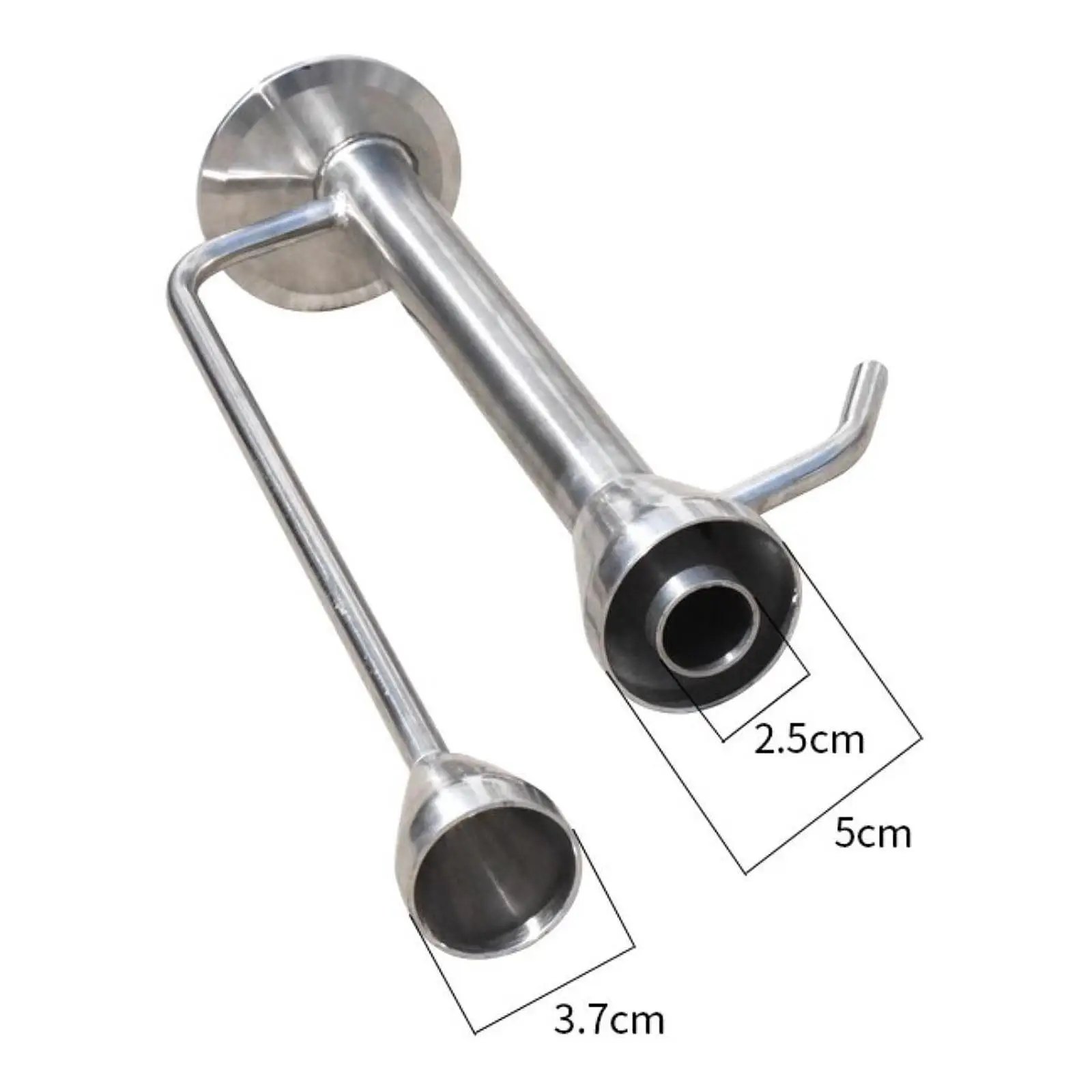 Stainless Steel Distiller Home Distilling Tool Compact Hydrometer Parrot Stand for Vodka Gin Rum Whiskey