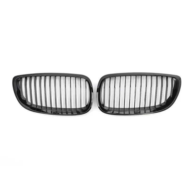 E92 M3 Coupe E93 MagicKit  Ship From Germany 2x Glossy Black Kidney Grilles Grill for BMW 3 Series  2007-2010