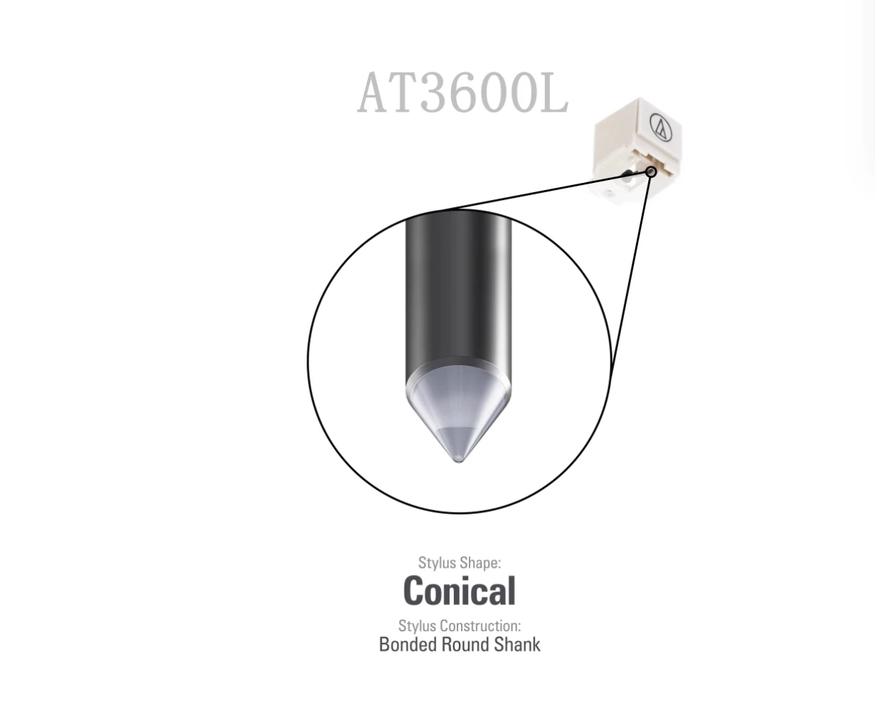 AUDIO-Technica AT3600L AT91R الأصلي الأصلي LP الفينيل المغني MM الحركة المغناطيسي الغناء HIFI الراقية لاقط