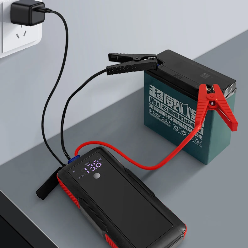 20000mAh 12V Super Capacitor Jump Starter - No Battery , PD100W Fast Charge, -40°C to 65°C Operation for Car/Truck/Tractor view 6