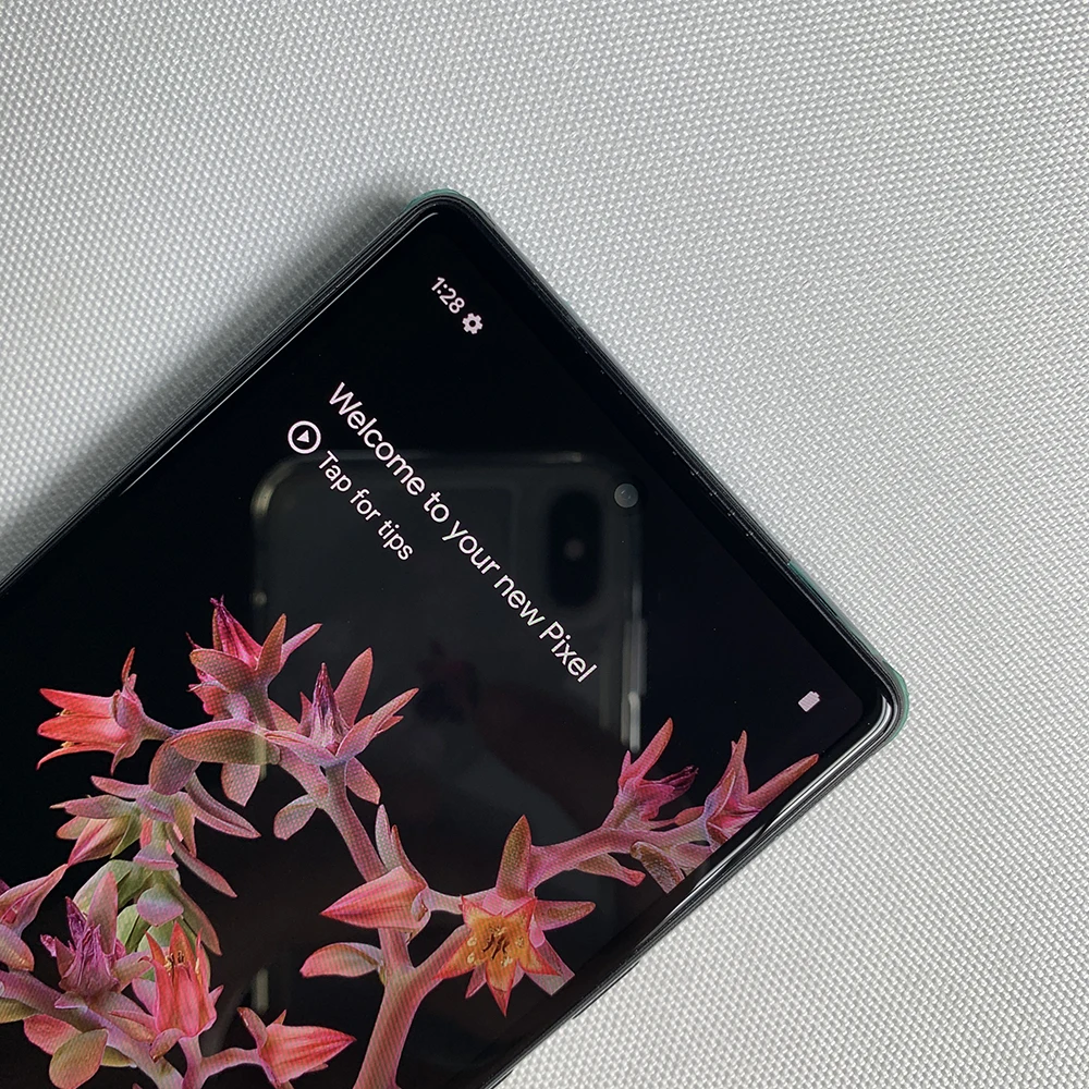 هاتف محمول Google Pixel 6 5G أصلي NFC بصمة 128 جيجابايت/256 جيجابايت 90 هرتز 6.4 بوصة 50 ميجابكسل + 12 ميجابكسل + 8 ميجابكسل موتر ثماني النواة أندرويد هاتف ذكي