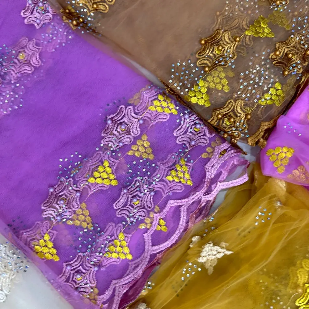 3D-Steinverzierter Neuer Dubai-Schal für Muslimische Frauen, Afrikanischer Voile-Stein-Hijab, Islamischer Hijab, Pashmina-Turban, Kopftuch mit Stickerei, Schals – Detail 21