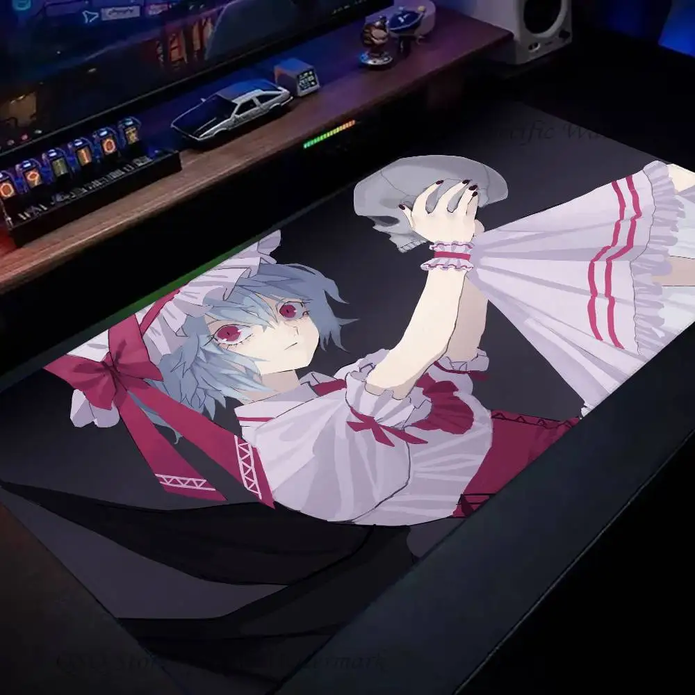 Remilia Scarlet T-TouHou P-Project Mousepad Non-slip Suitable For Office Computers Laptops E-sports Game Desk Mats XXL Keyboard