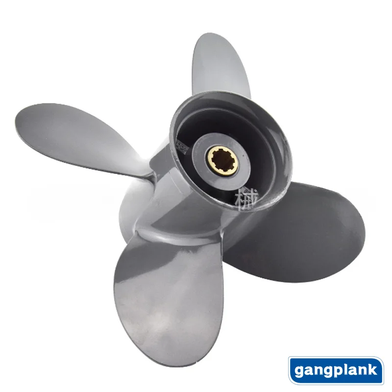 Outboard Motor Four-blade Propellers 58134-ZV4-010AH Aluminum Alloy Propeller 9 1/4*10 4 Blade 9 1/4X10 for Yamaha