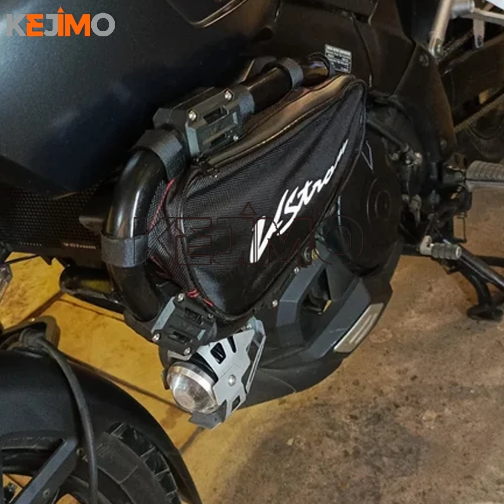 

For SUZUKI V-STROM DL1000 2014-2019 2020 2021 Motorcycle Frame Side Bag Crash Bar Bags Bumper Storage Pack Repair Tool Saddlebag