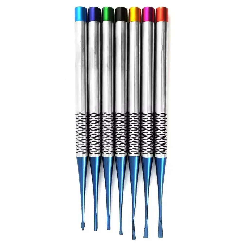 

7Pcs Dental Implant Luxating Root Tooth Elevator Knife Titanium Alloy Extraction Minimally Invasive Dentist Tool