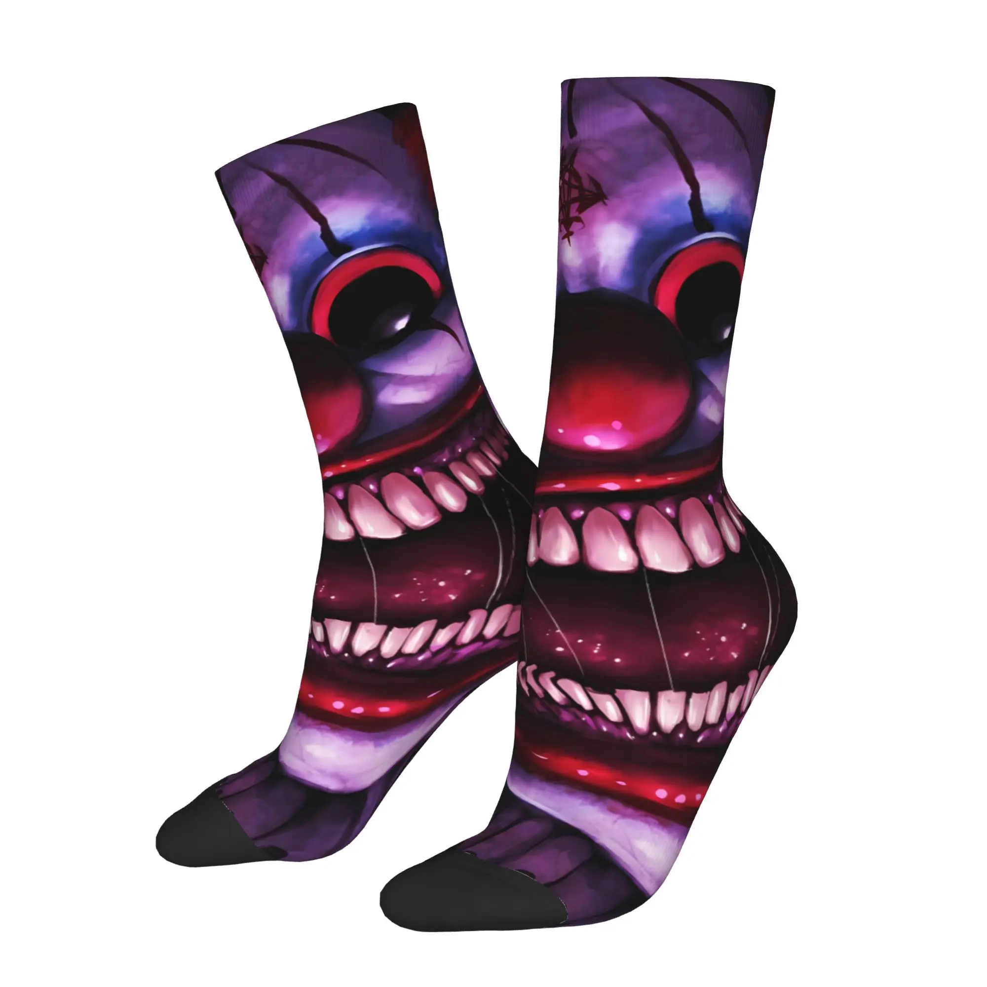 

Funny Crazy Sock for Men Scream Joker Hip Hop Pattern Printed Crew Sock Seamless Gift