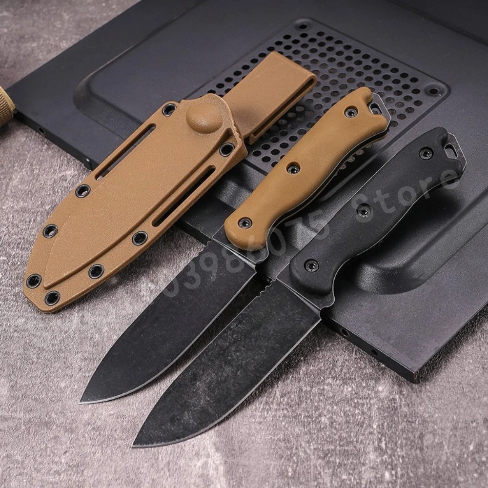 

BK16 Stainless Steel 440C Fixed Blade Knife with Nylon Fiber Handle - Camping, Mountaineering Tactical Defense Equipment