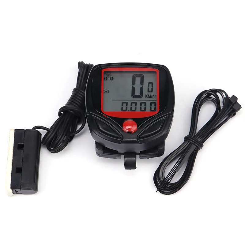 Waterproof Bicycle Wired Speedometer Road Bike Computers Lcd Display Speed Counter Code Table Cycling Riding Accessories