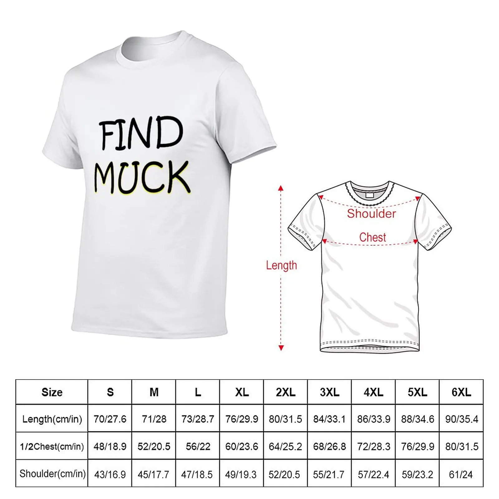 Find Muck T-Shirt tops Short t-shirt heavyweight t shirts men clothes