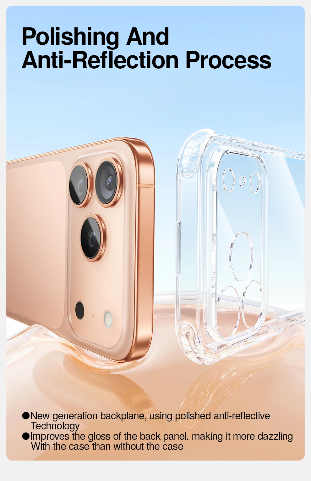 SmartDevil Transparente Handyhülle für iPhone 18 Pro Max 18 Pro 17 Weiche Rückabdeckung Airbag-Schale für iPhone 17 Pro Max Sturzsicher – Detail 9