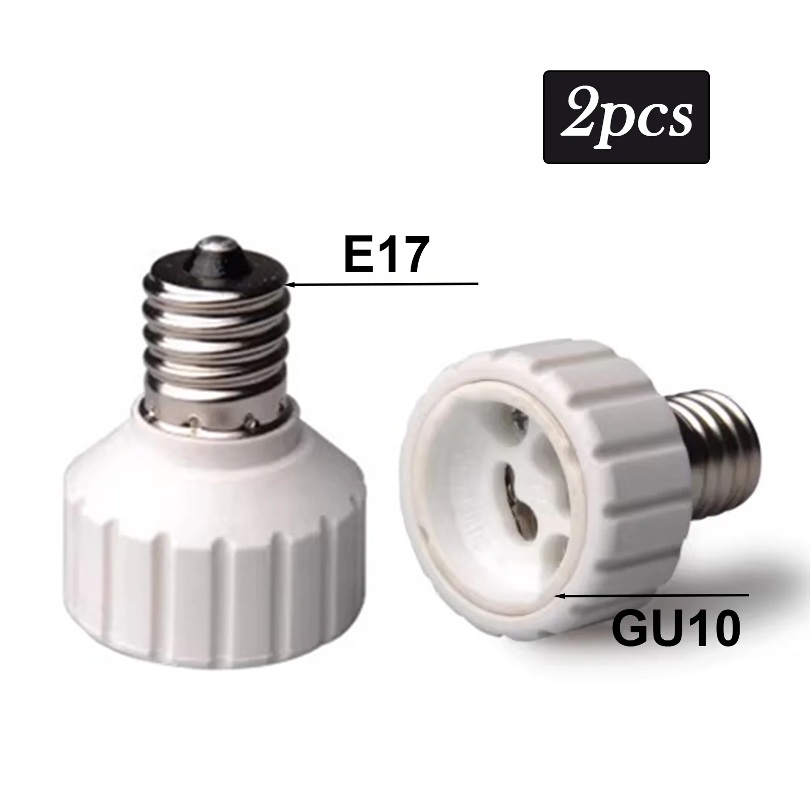 2Pcs E17 To GU10 So…