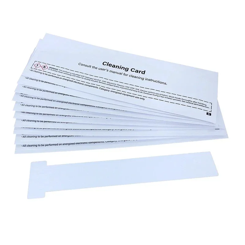 

Compatible 10 Pcs ACL004 T Cleaning Cards For Evolis Primacy Zenius Elypso Badgy100 Badgy200 Card Printer