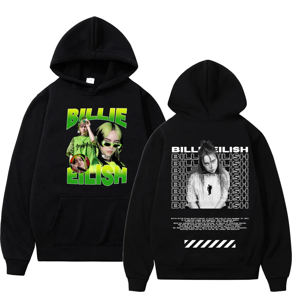 Hit Me Hard and Soft 2024 Tour Men Hoodies Hot Billie Pullover Hoodie Sudaderas Male